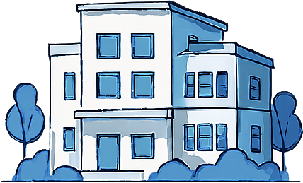 Boarding House Illustration